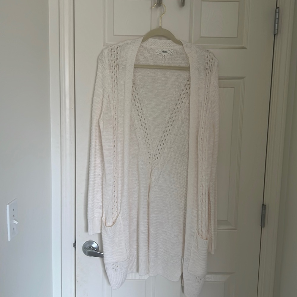 White Cardigan